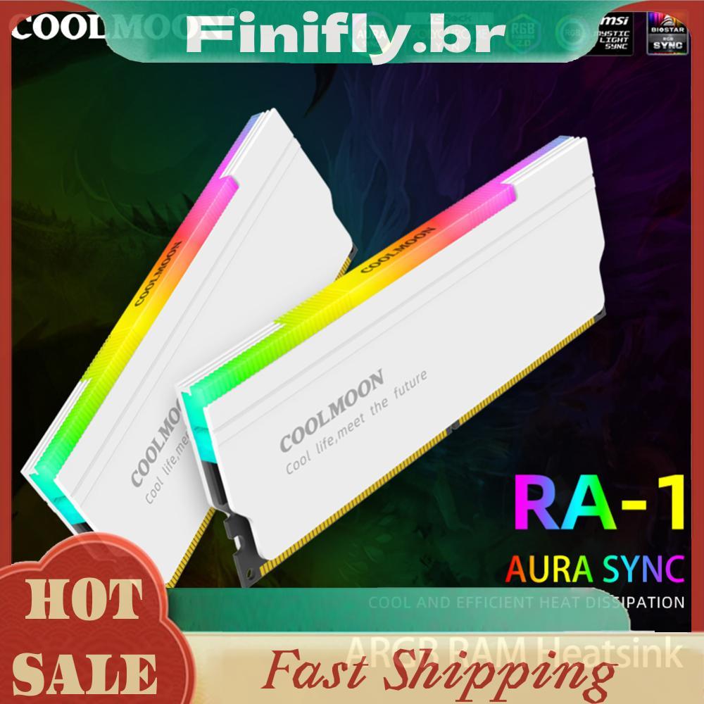 5V-3PIN ARGB DDR Dissipador De Calor Aura Sync Memory Cooling Colete Para Computador Desktop