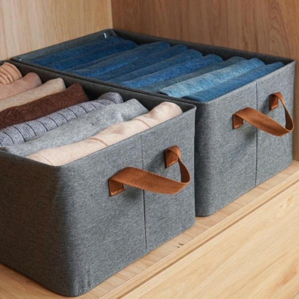 1/2/4 Peças Organizador 26X45X20CM Com Suporte De Ferro Para Roupas Organização E Base Em Chapa