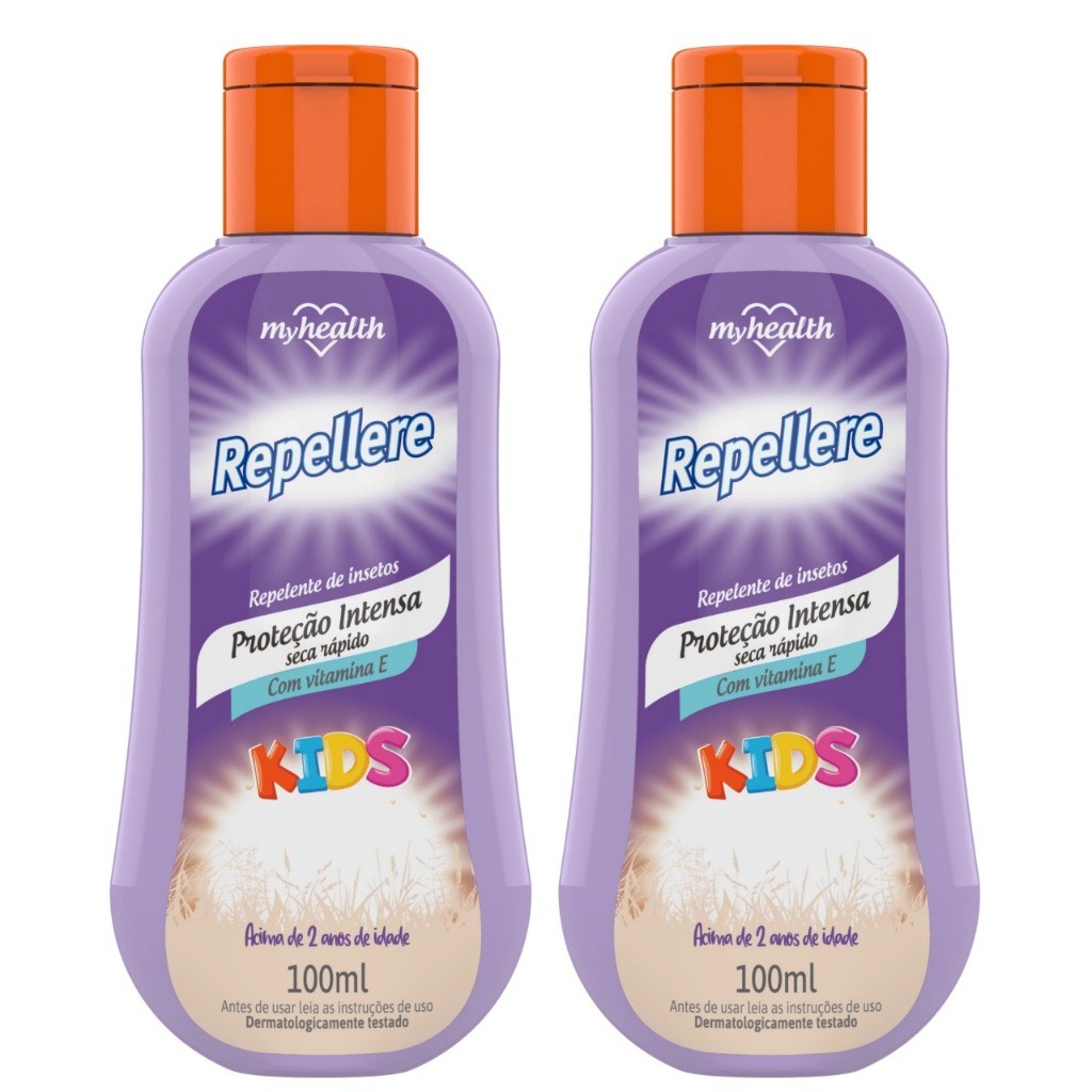 Kit 2 Repelente de Insetos Kids Repellere Proteção Intensa 100 ml My Health