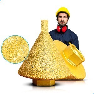 Broca De Chanfro Cônica Diamantada 50mm Para Esmerilhadeira