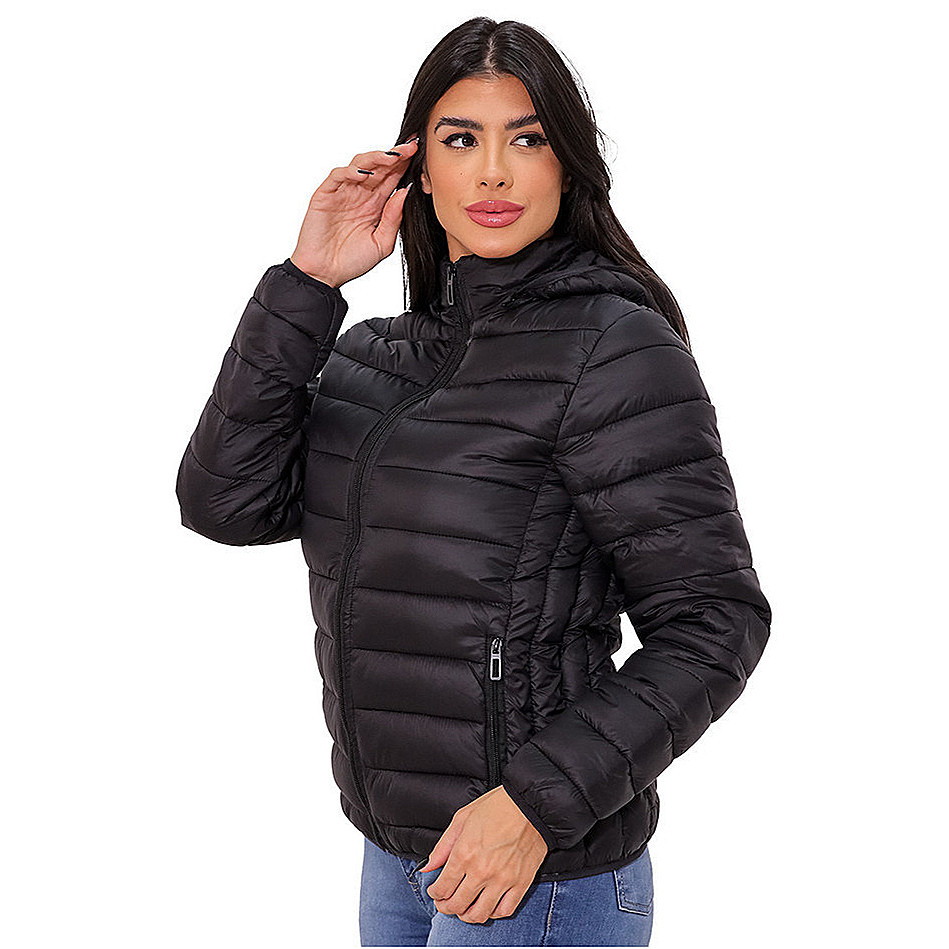 Jaqueta Puffer Feminina Bobojaco Casaco Gominho Nylon Impermeável Quentinha