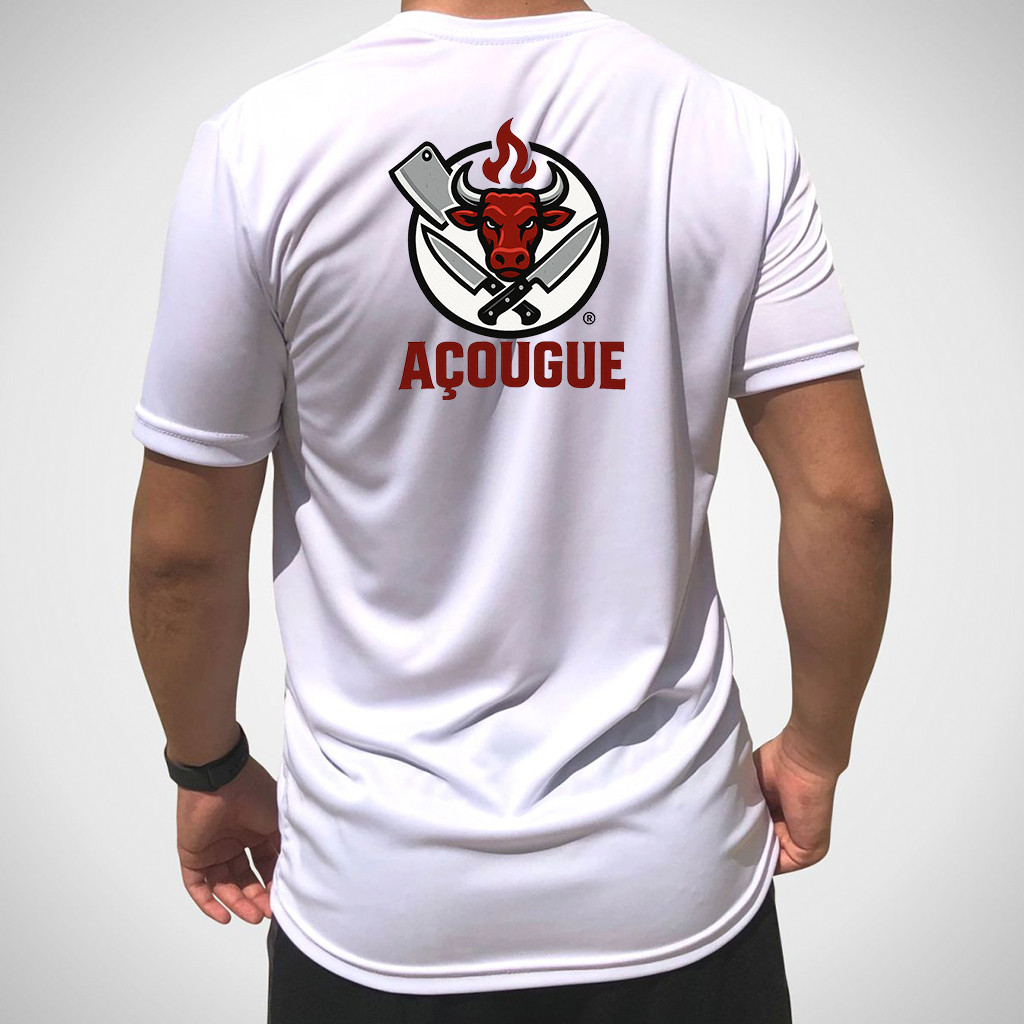 Camiseta Profissional Açougueiro Uniforme Para Açougue