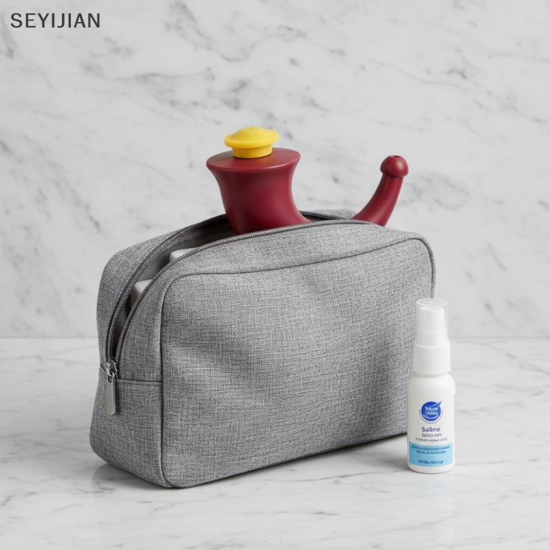 [EYS] Respiração Fácil Com Sistema De Enxágue Nasal Yoga Neti Pot 160ML Para Saúde Dos Seios E Uso Diário BR