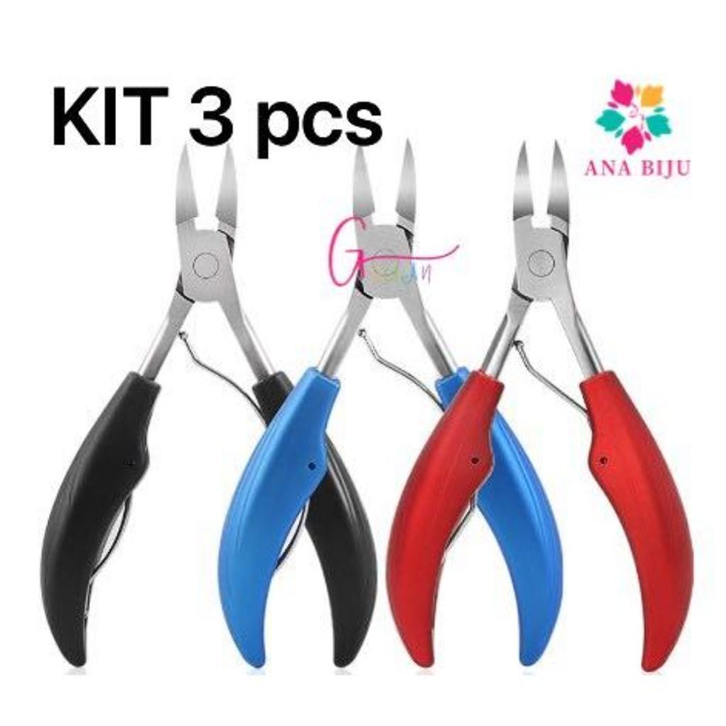 1/2/3 PCS Grande Alicate cortador de unhas Aço