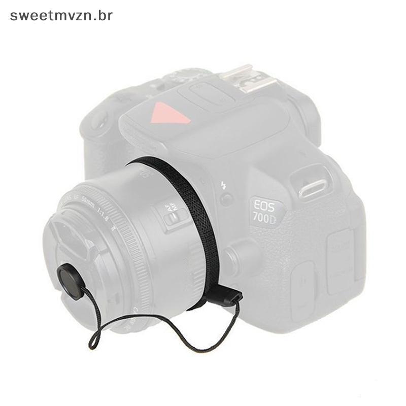 sweetmvzn 1/5 Pçs Tampa Da Lente Titular Keeper Cinta Cabo Corda Trela Para Câmera Anti-Perdido BR