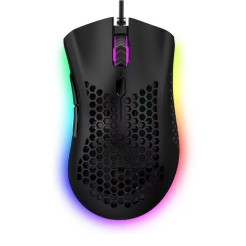 Mouse Gamer RGB Knup KP-MU007 Leve Ergonômico Alta Precisão