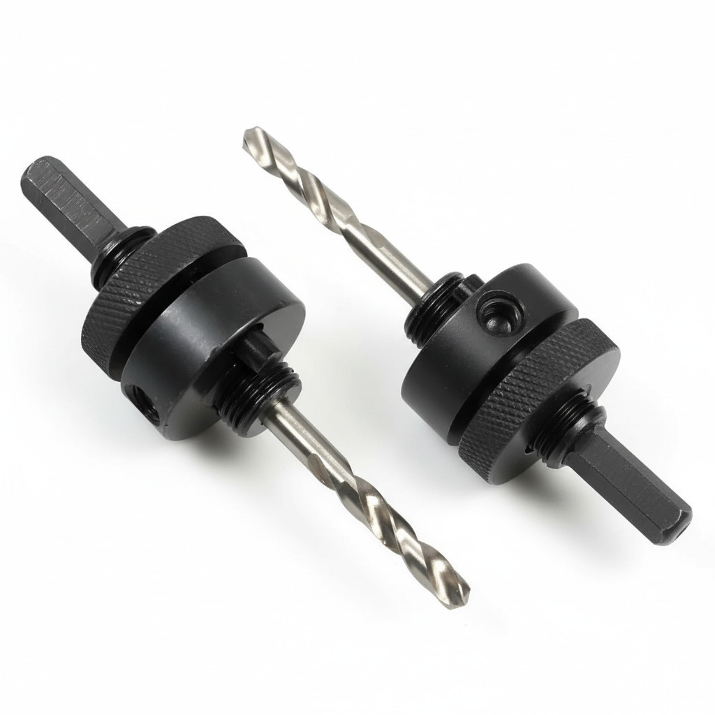 Kit 2 Suporte Serra Copo 32 a 210mm com Broca Guia Compatível Starrett
