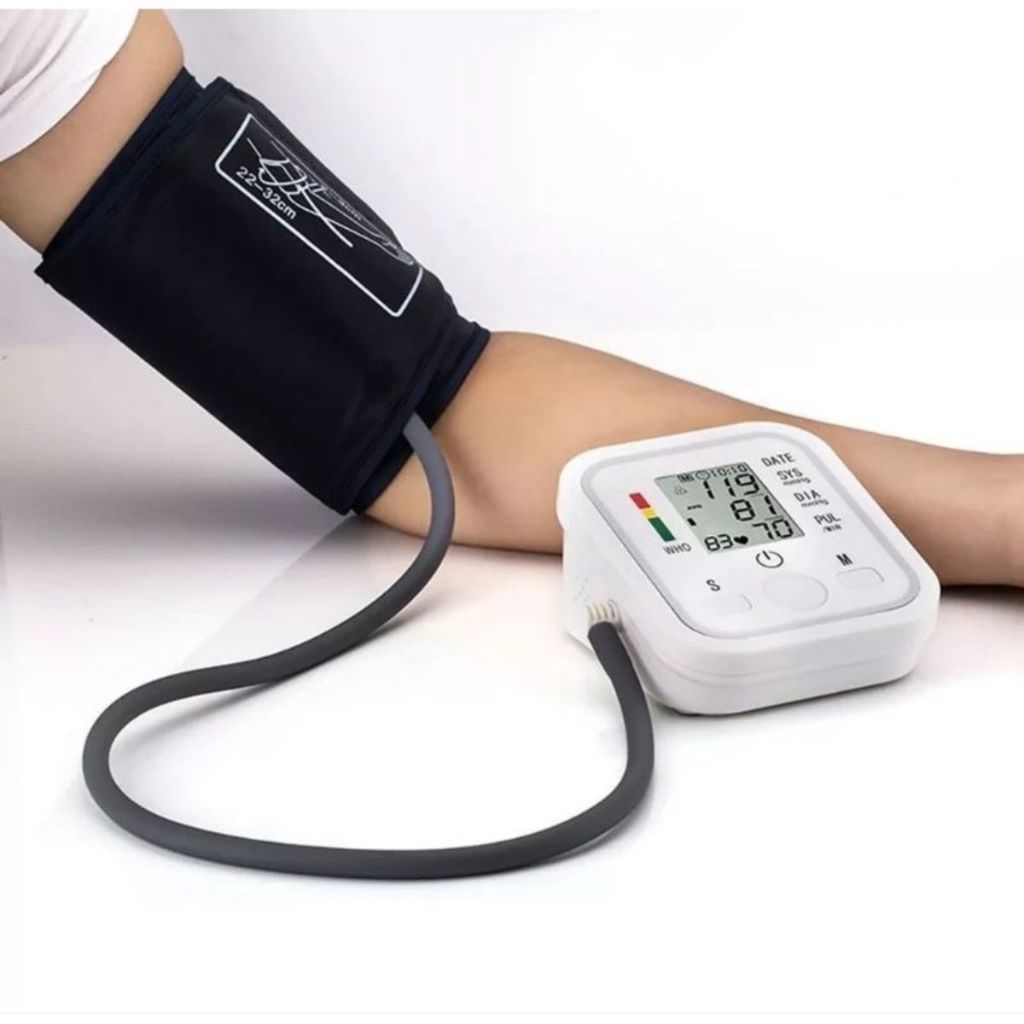 Medidor de pressão arterial digiarelhtal braço apo de pressao arterialprofissional esfigmomanômetro manômetro portátil