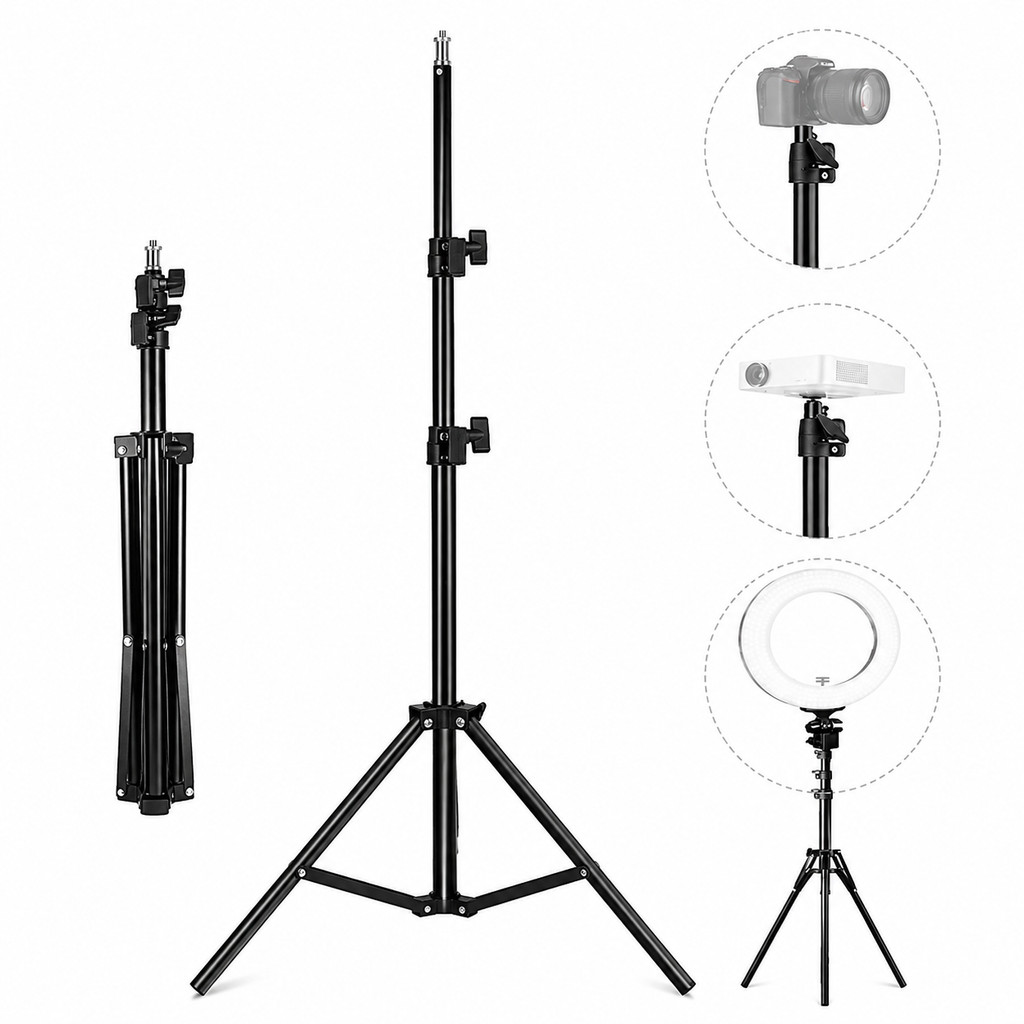 Pedestal Tripé Porta Banner 2,1m Ajustável Suporte para Banner com Envio Imediato