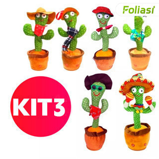 Cactus Dancer falando música interativa presente dia das crianças diversão de Natal