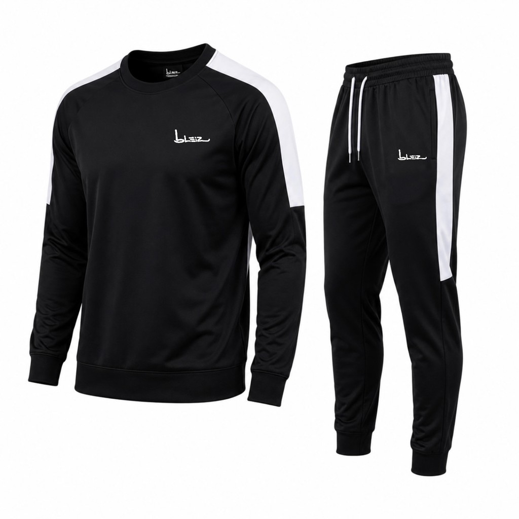 Conjunto de Frio Masculino Dry Fit Esportivo Casaco e Calça Jogger Fitness Inverno
