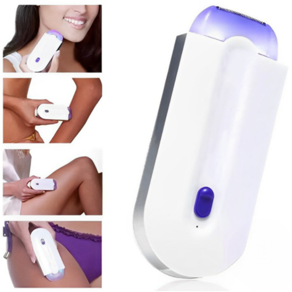 Depilador Elétrico Recarregável Facial e Corporal Unissex Portátil Sem Fio Indolor