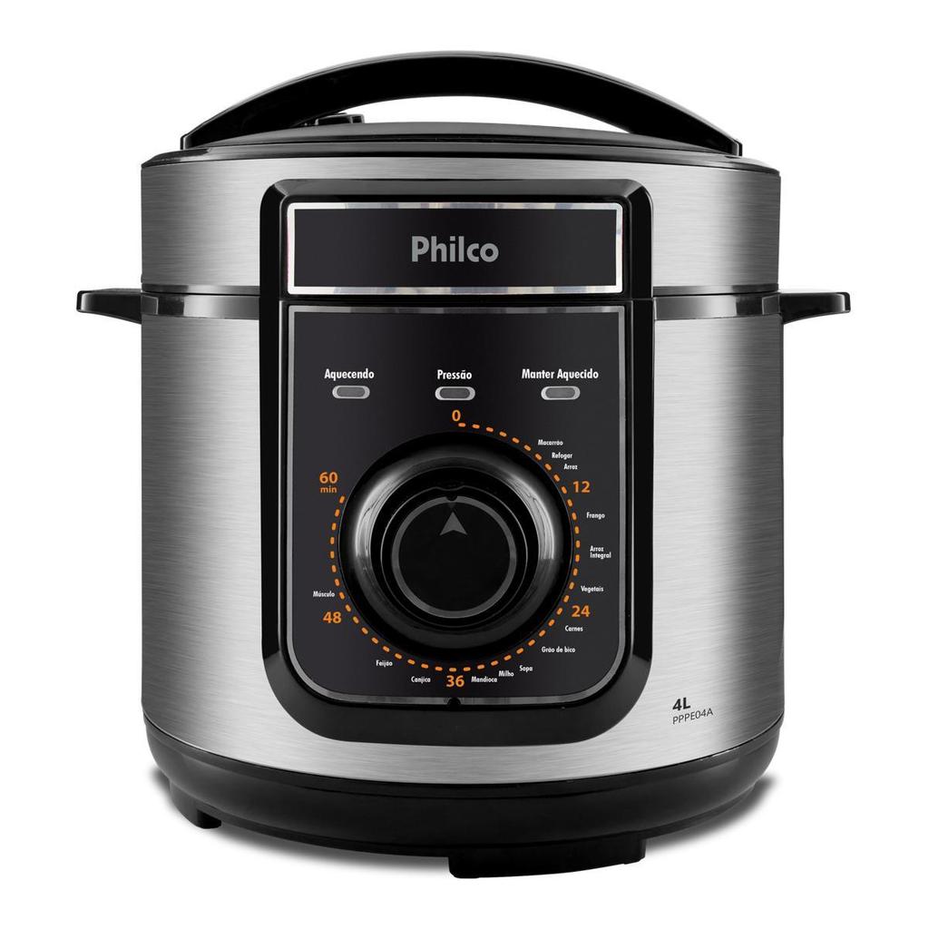 Panela de Pressão Elétrica Philco 4L 14 funções PPPE04A