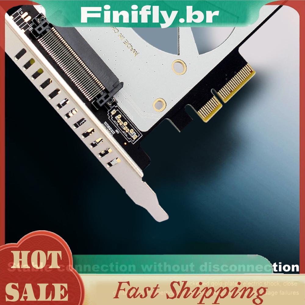 Adaptador PCIe SFF-8639 X4/X8/X16 Slot PCI-E Placa Adaptadora De Expansão Riser Cartão 4000 Mb/s GEN3 Suporte U . 2 NVME