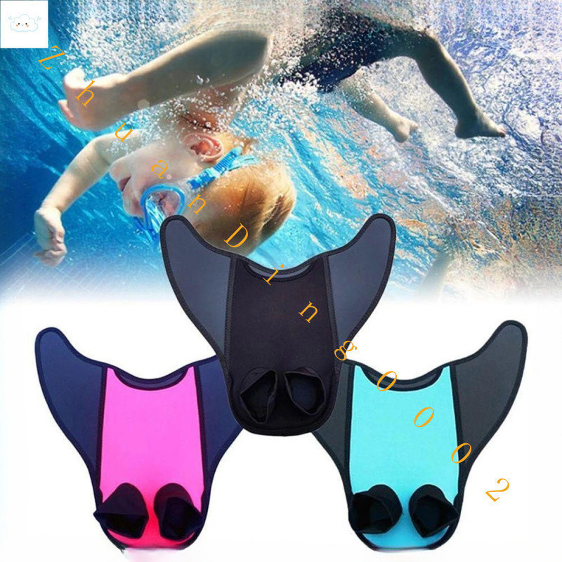 MULTICOLOUR Sereia Cauda De Monofin Equipamento De Mergulho Durável Flippers De Pé Para Iniciantes