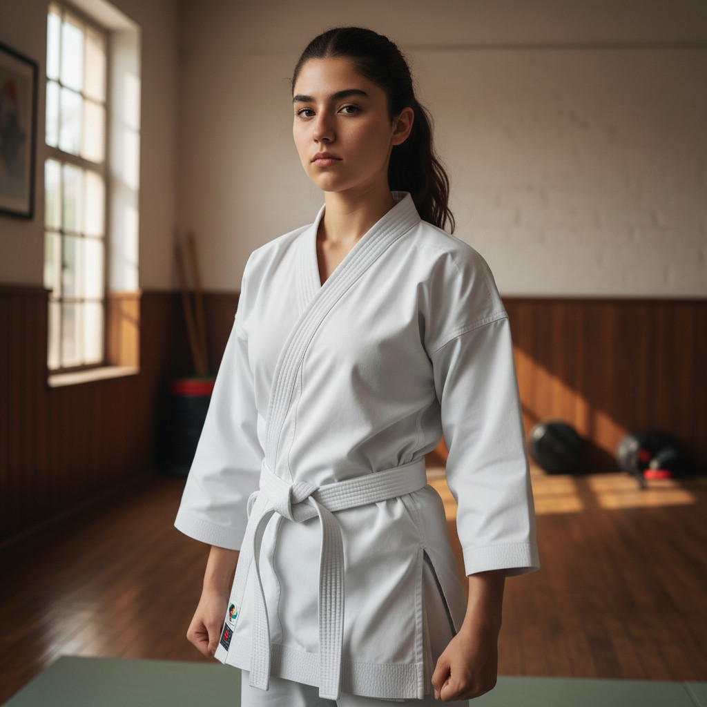 Kimono Karatê Branco Infantil com Faixa Gratis