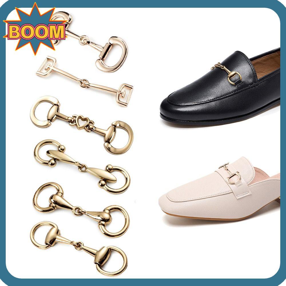 BOOM Metal Shoe Chain Decoração Vestuário Hardware Fivela De Cinto Fivelas De