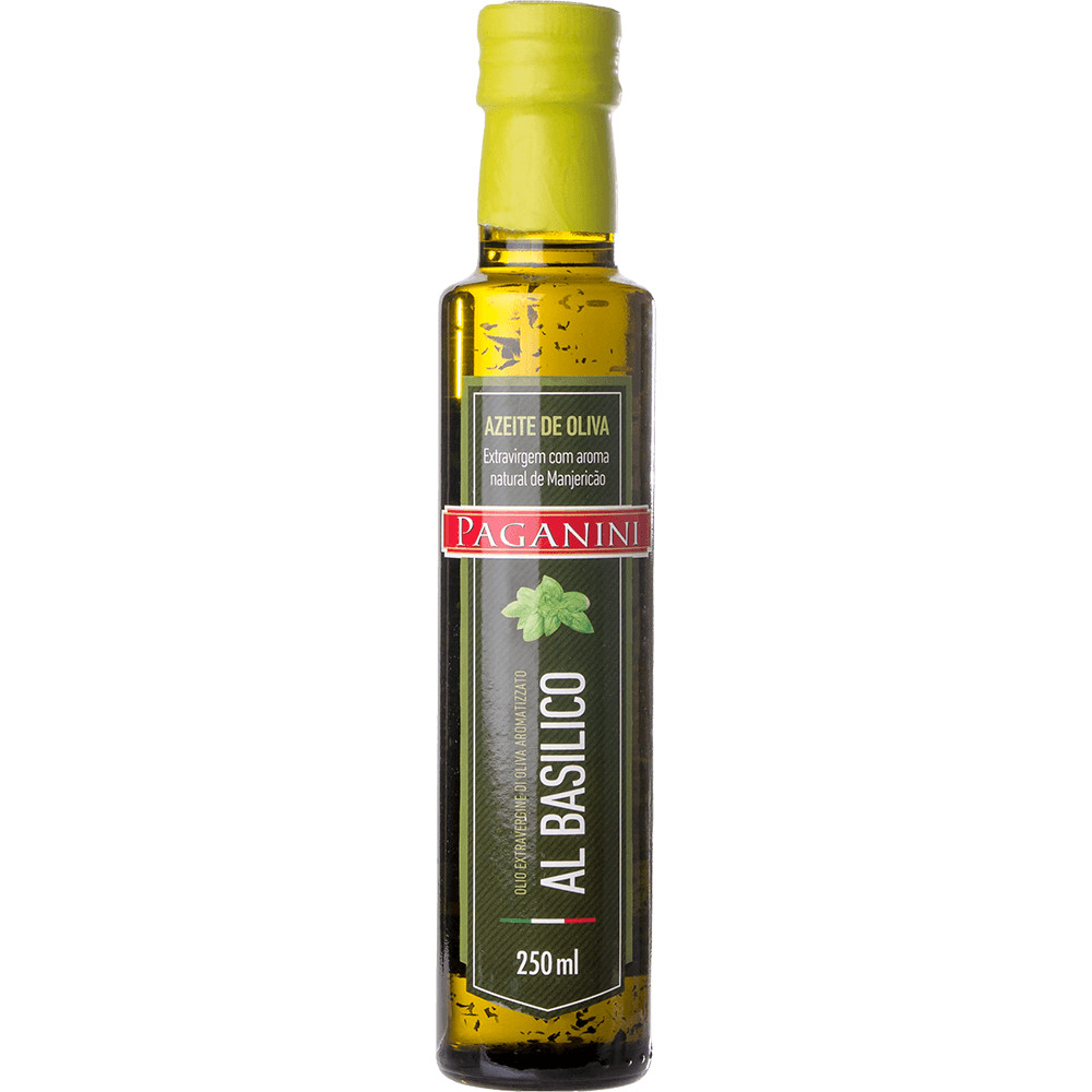 Azeite Italiano Saborizado Al Basilico Paganini 250ml