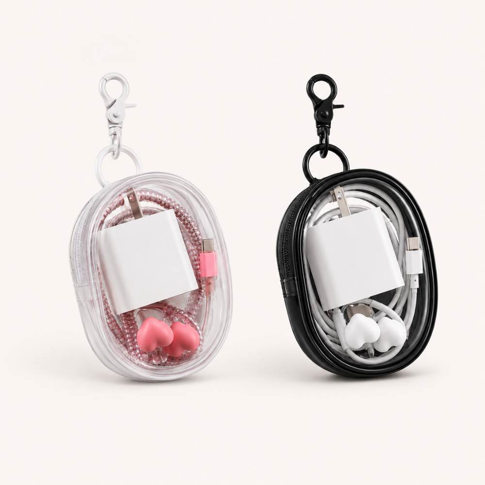Bolsa Chaveiro Transparente  – Organizador de Acessórios