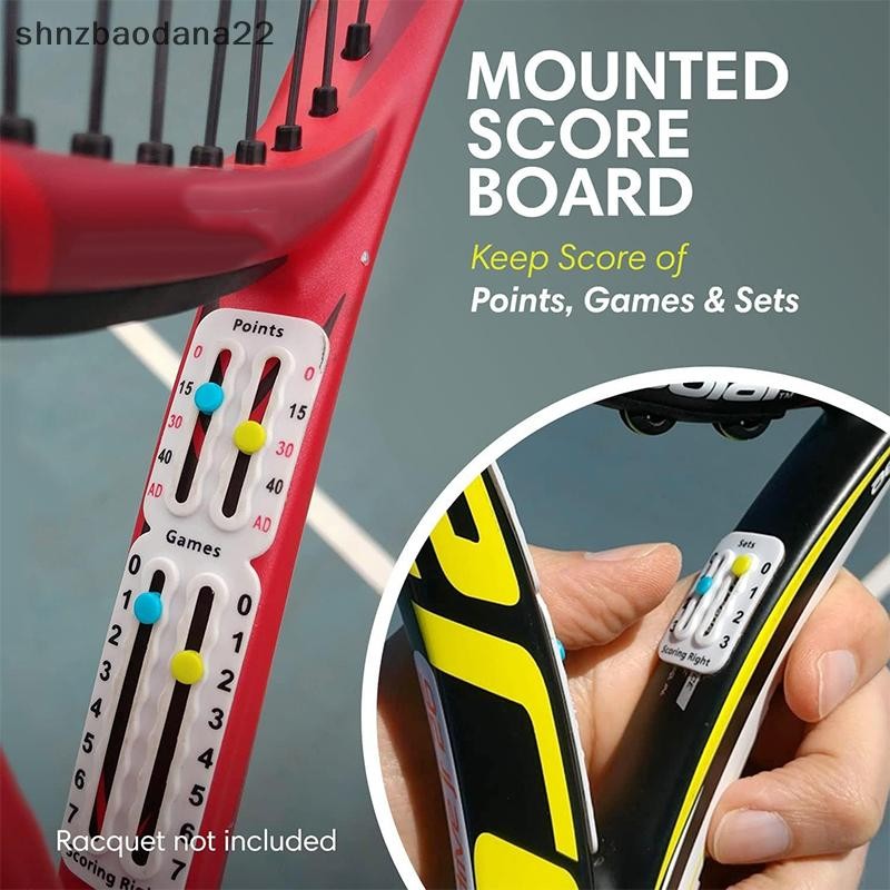 [Shnzd] Protetor De Pontuação De Tênis Portátil Para Raquete Padel Marcador De Ponto Pequena Placa De Praia Scorekeeper 