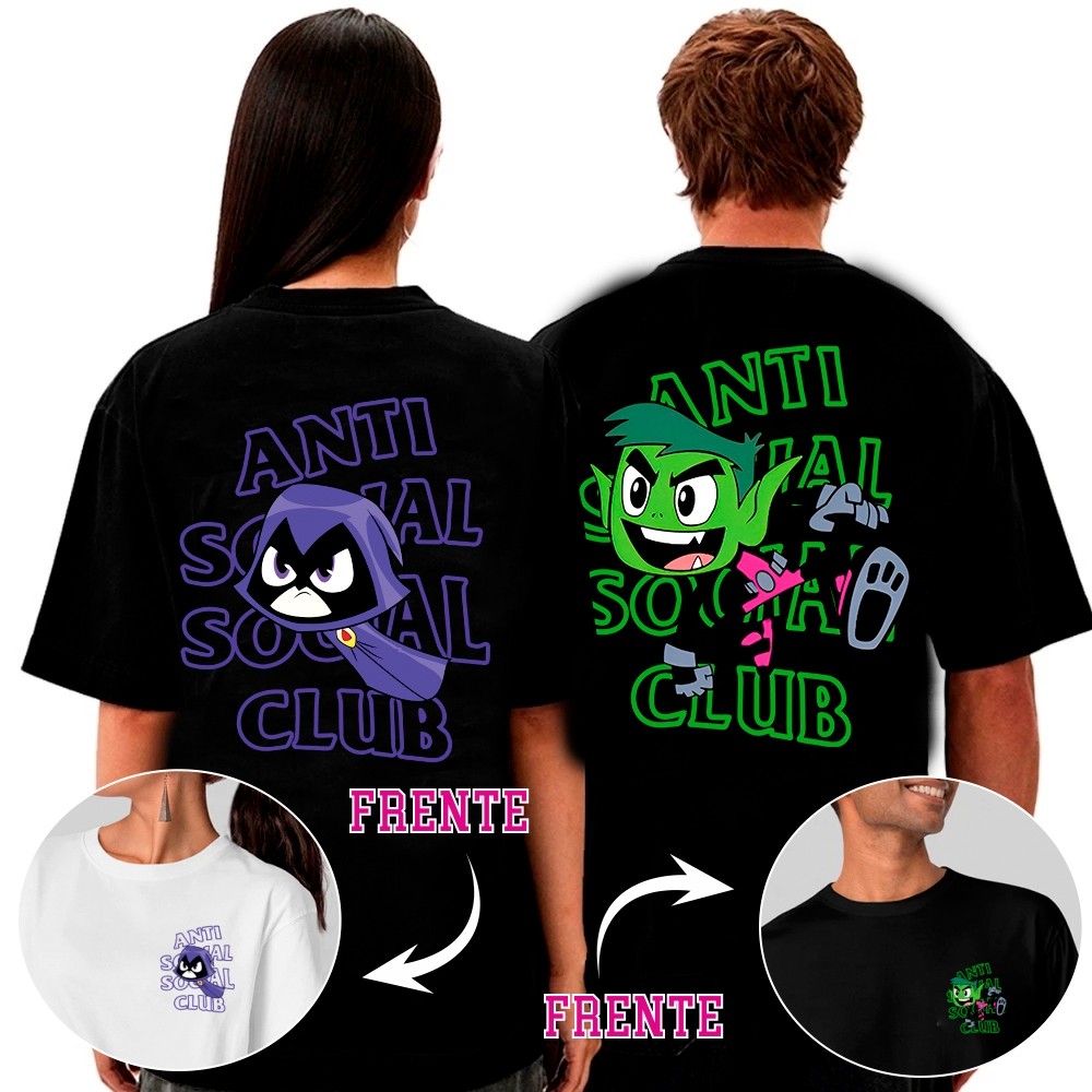 Camiseta Casal Oversized Mutano Ravena Premium Jovens Club Modelo Novo Verão Blusão Promoção