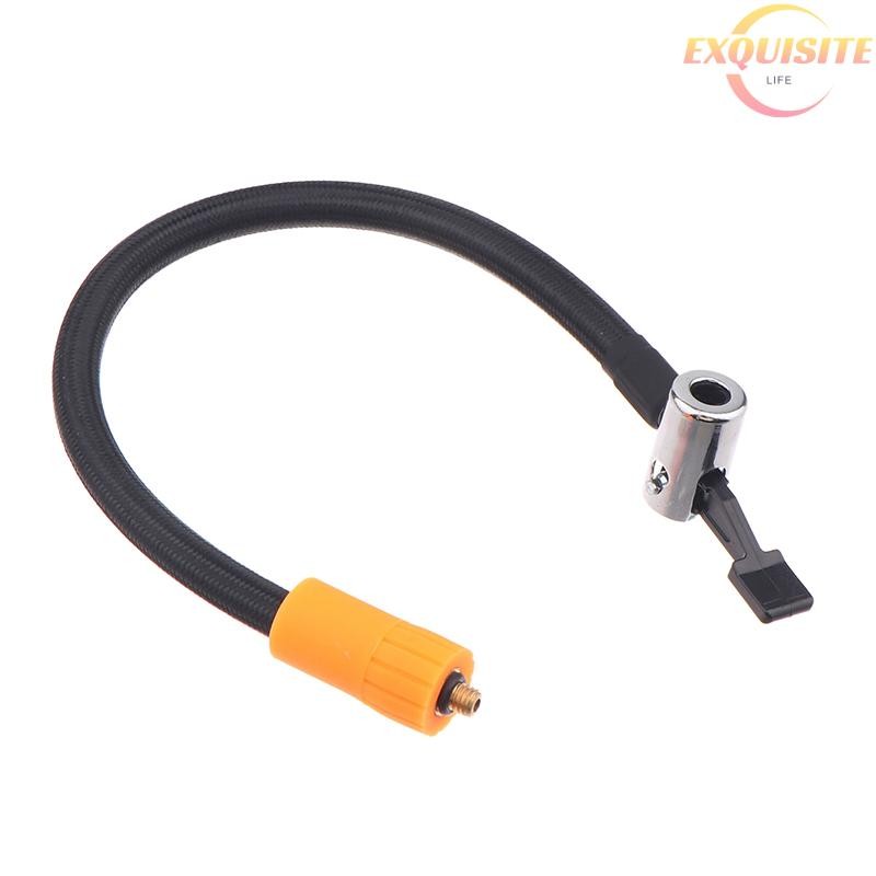 [EL] Adaptador De Mangueira De Inflação De Rosca Fina De 1 Peça 30 Cm Inflador De Ar De Pneu De Carro M6 Mandril Travame