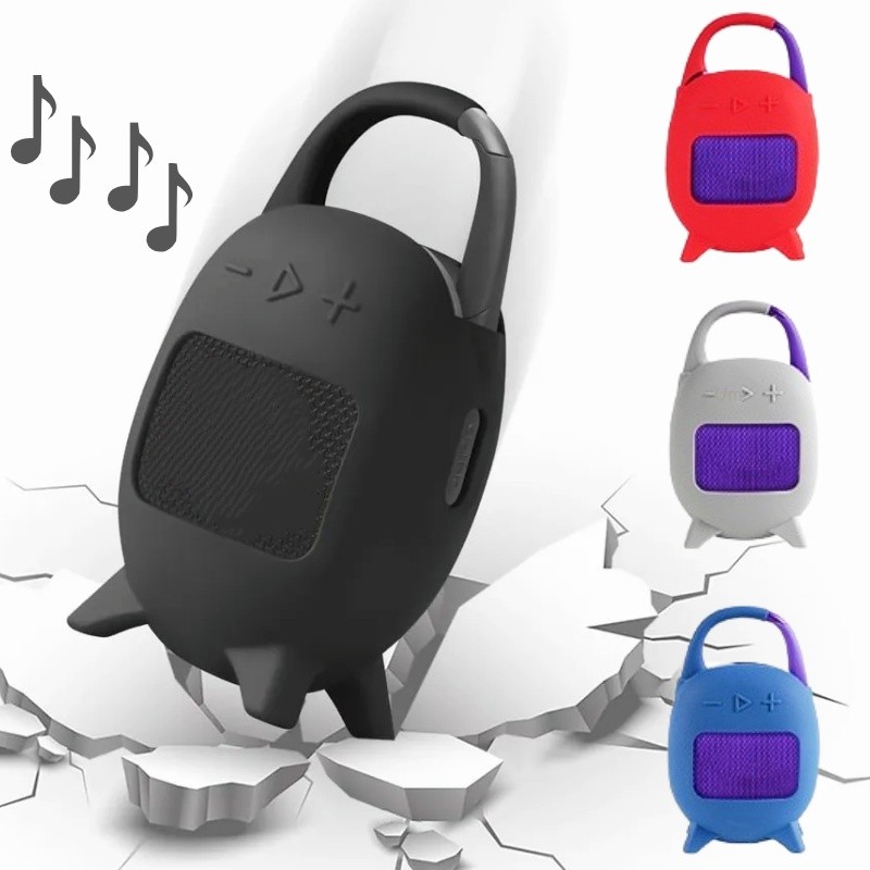 Capa De Silicone Compatível Com Alto-Falantes Ultraportáteis Clip 5 Para Viagens E Absorção De Choque