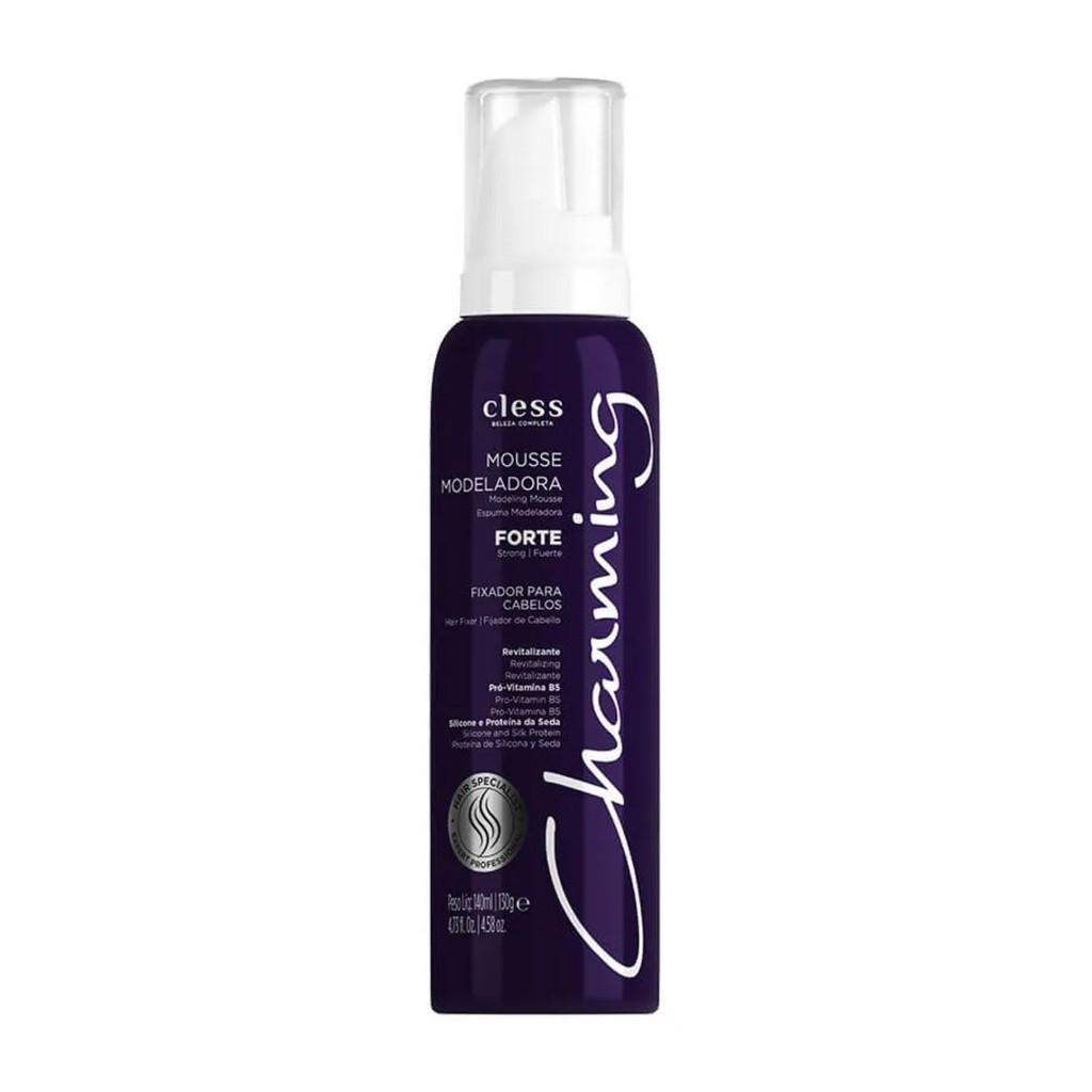 Charming Mousse Modelador Forte 140ml - Cless