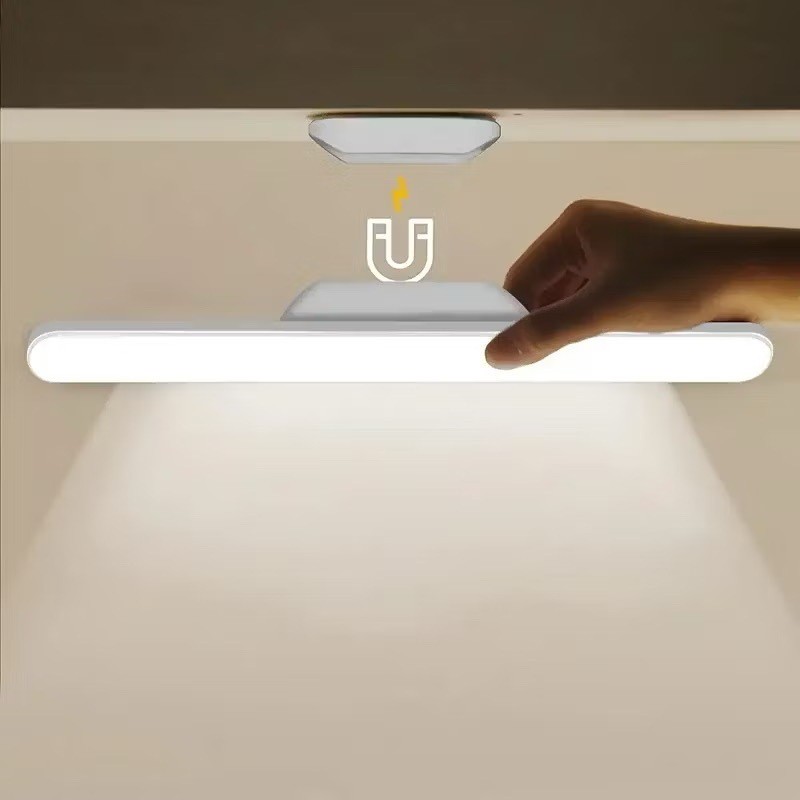 Luminária De Led Sobrepor Bastão Recarregável Sem Fio Com Suporte Magnético E Touch 32cm-SUN