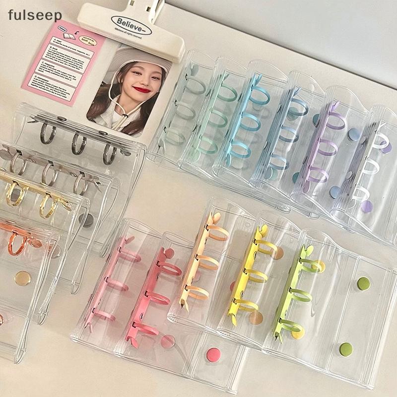 [fulseep] Pasta Transparente Álbum De Fotos Kpop Photocard Titular Ídolo Cartão Coletar Livro Photocards Álbuns Fichário