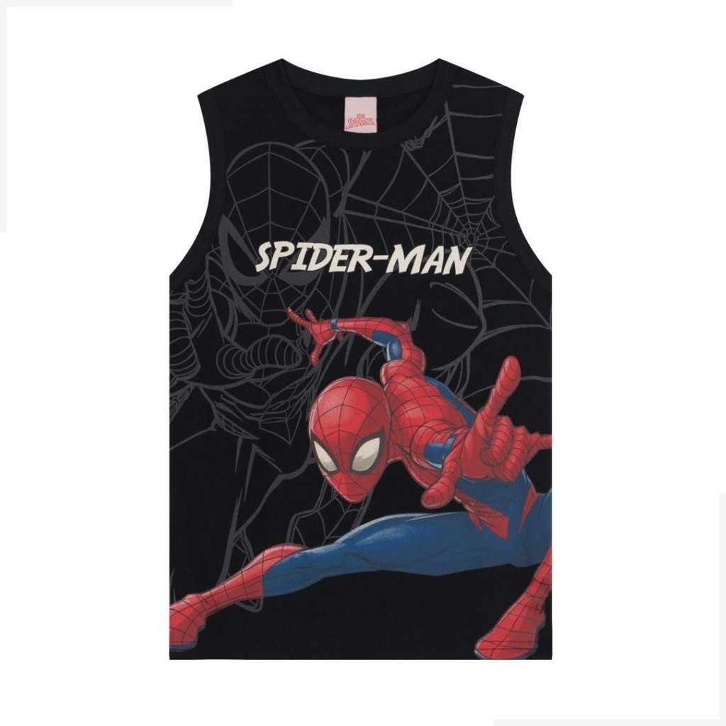 Regata brilha no escuro Homem-Aranha Marvel infantil Brandili REF:36759