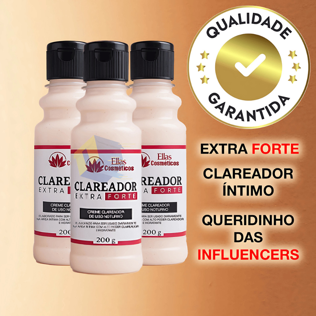 Clareador De Virilha Axila Extra Forte Intímo Uso Noturno