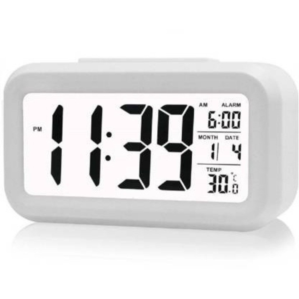 Relógio LCD Controle De luz Óptica De Mesa Digital Com Sensor De Temperatura Inteligente Top Estilo