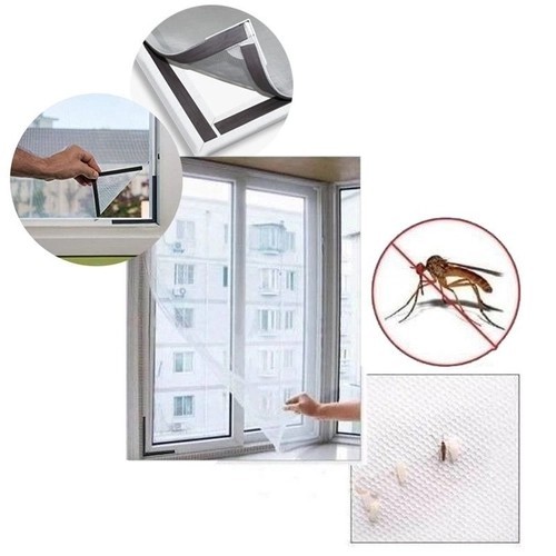 Tela Protetora Para Janela Com Imã - Anti Mosquito/Dengue/Insetos/Cortina/Protetora