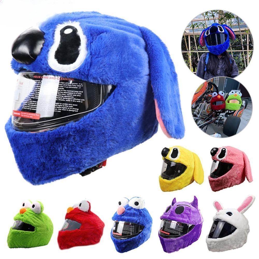 HOTWIND Capacete Da Motocicleta Cobre Festa De Natal Capa Completa Capacetes Engraçado De Pelúcia Protetora D4H4