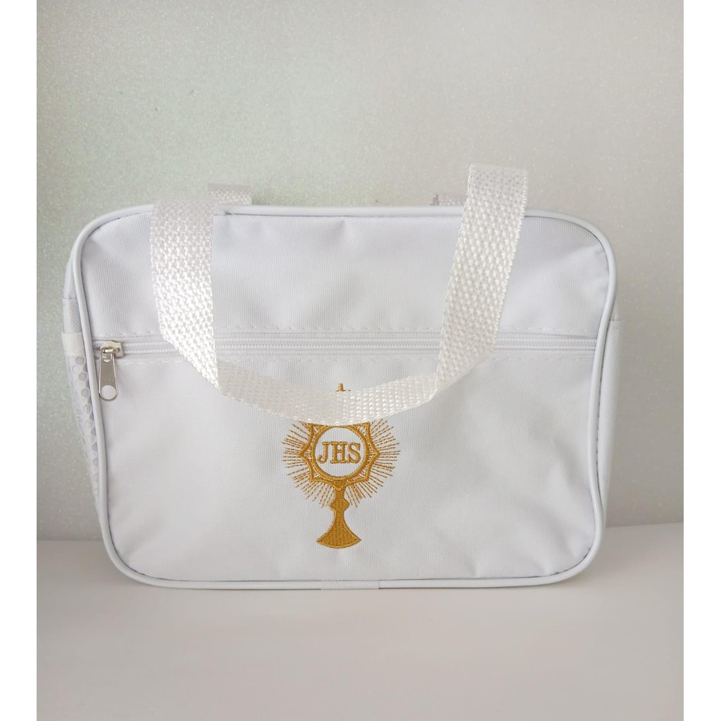 BOLSA PORTA BÍBLIA BRANCA