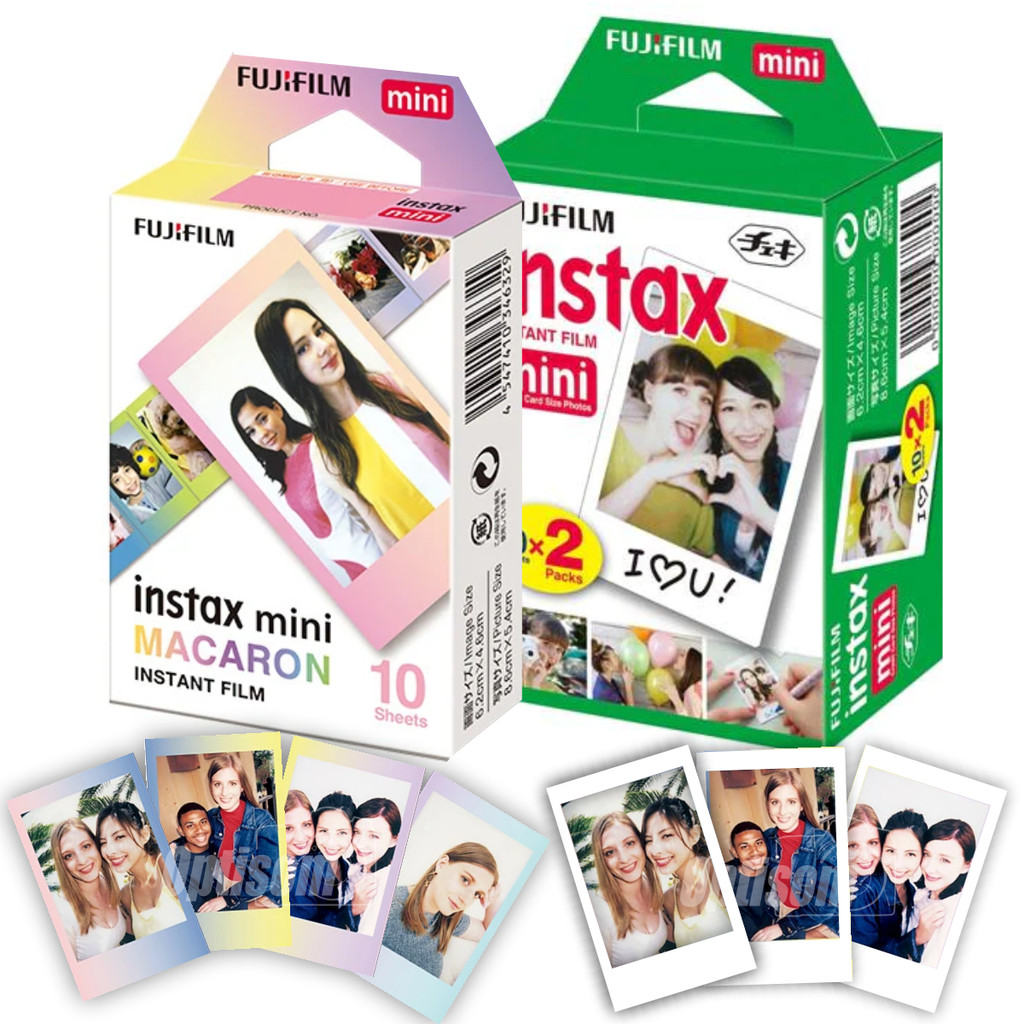 Filme Fuji Instax Mini 20 Fotos + 10 Fotos Macaron Para Mini 11 Mini 9