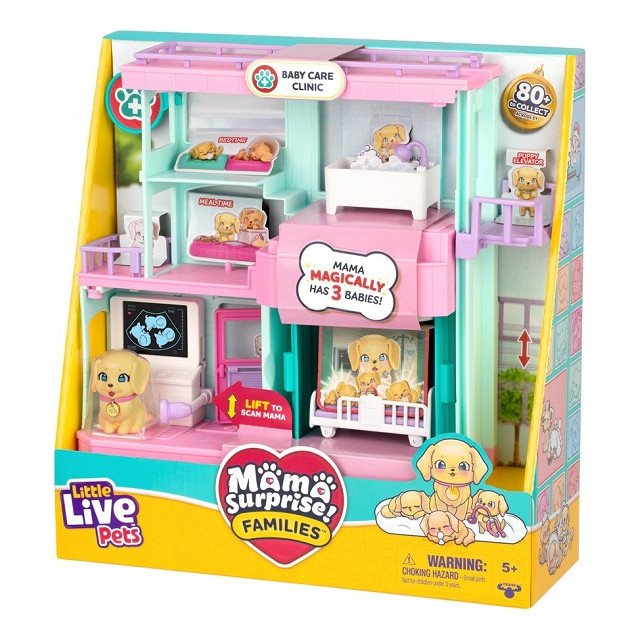 Little Live Pets Mama Surprise Families Veterinario Fun