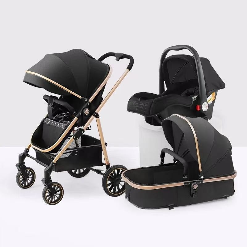 Carrinho Completo 3 EM 1 Com Moisés e Bebe Conforto