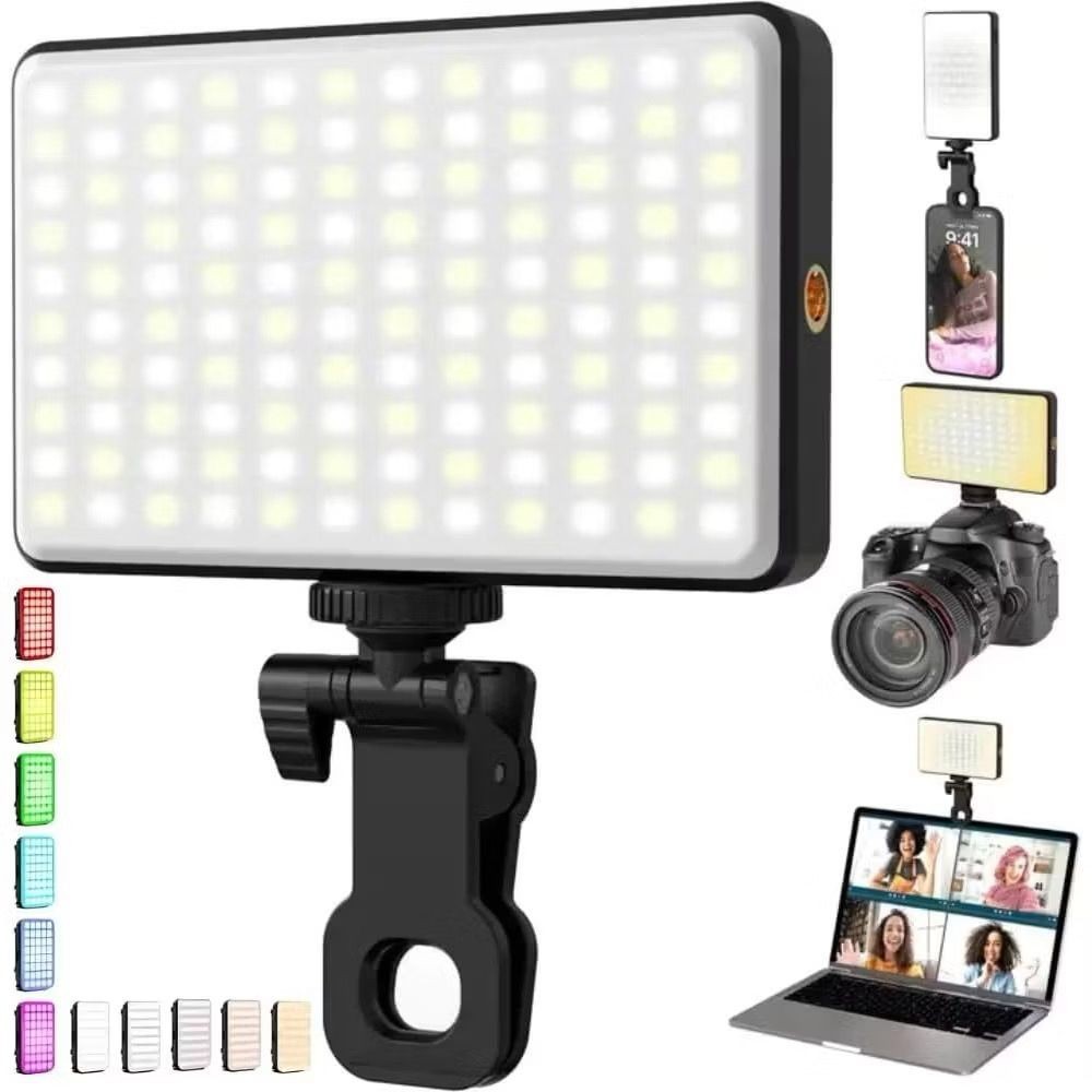 Luz de Preenchimento para Selfie e Live – Iluminação Profissional CASA BOM