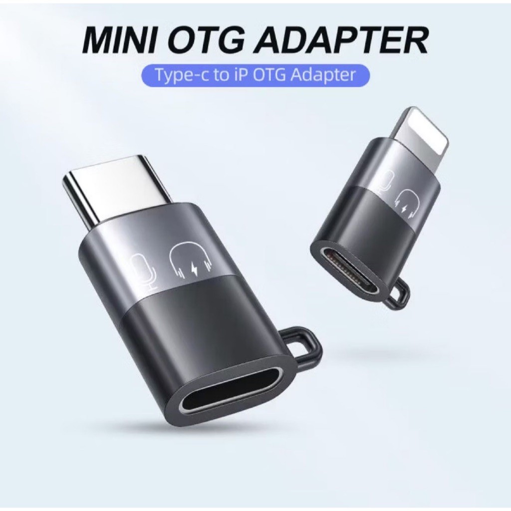 Adaptador De Usb C Para Lightning Para iPhone 15 16 Microfone lapela carregamento