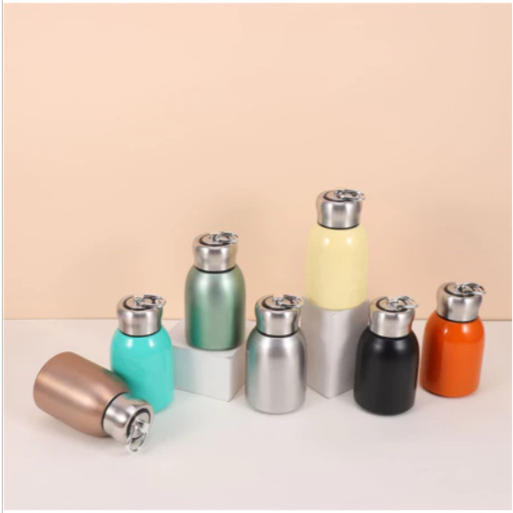 300ml Caneca Térmica Crianças Chaleira 304 Aço Inoxidável Isolado Esporte Garrafa Viagem Portátil À Prova De Vazamento D