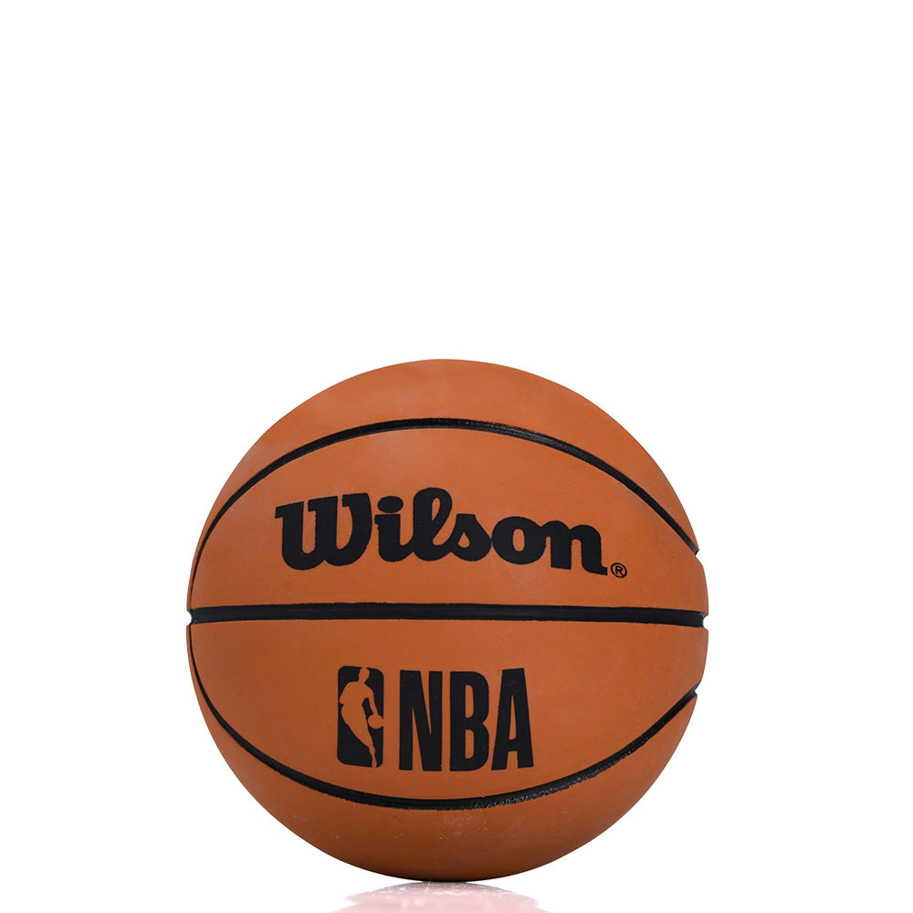 Mini Bola de Basquete Wilson NBA Dribbler Marrom
