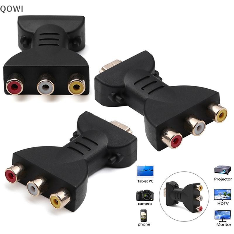 Adaptador De Áudio qo Para Conector VGA E Vídeo HDTV br
