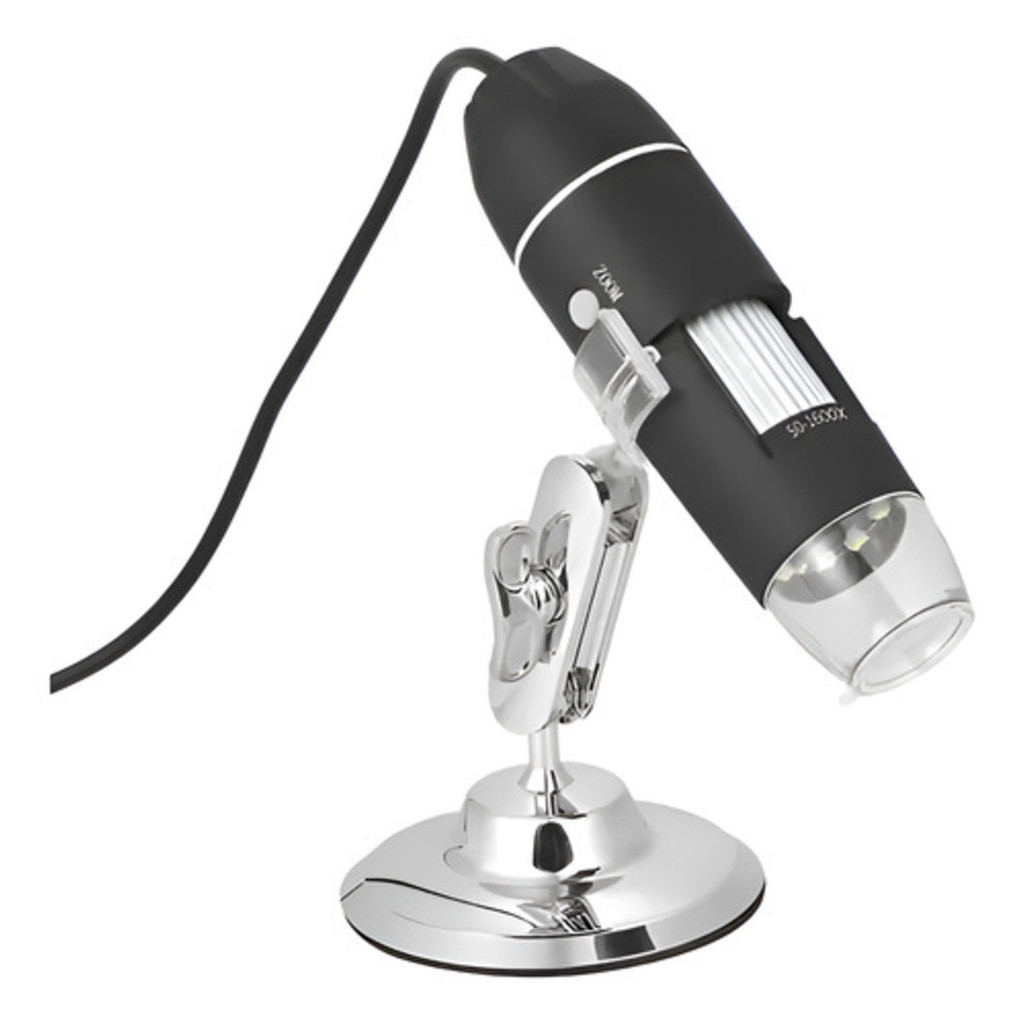 Microscópio Zoom 1600x Cam 2.0 Mp Profissional Digital Usb