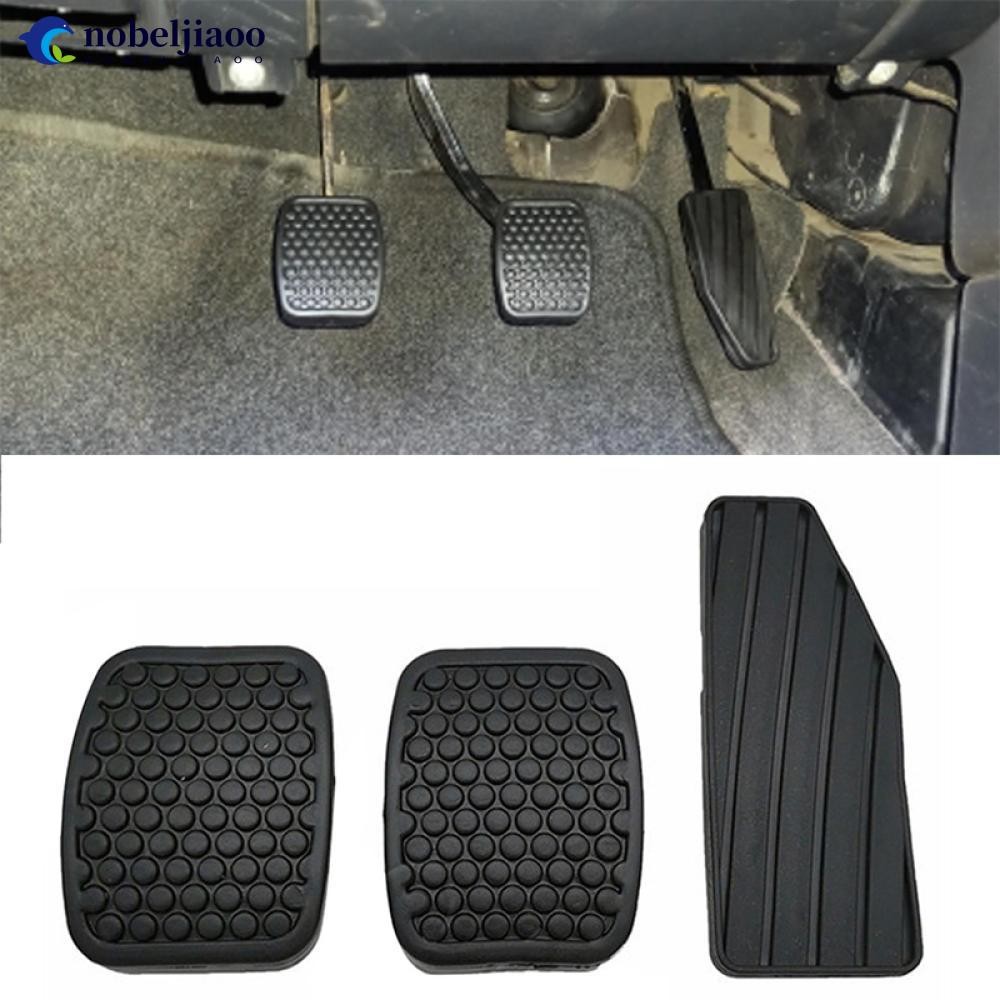 NOBELJIAOO 3 Pçs Pedal De Embreagem Freio Do Carro Almofada Borracha Capa Para Suzuki Swift Samurai Sidekick Vitara Rast