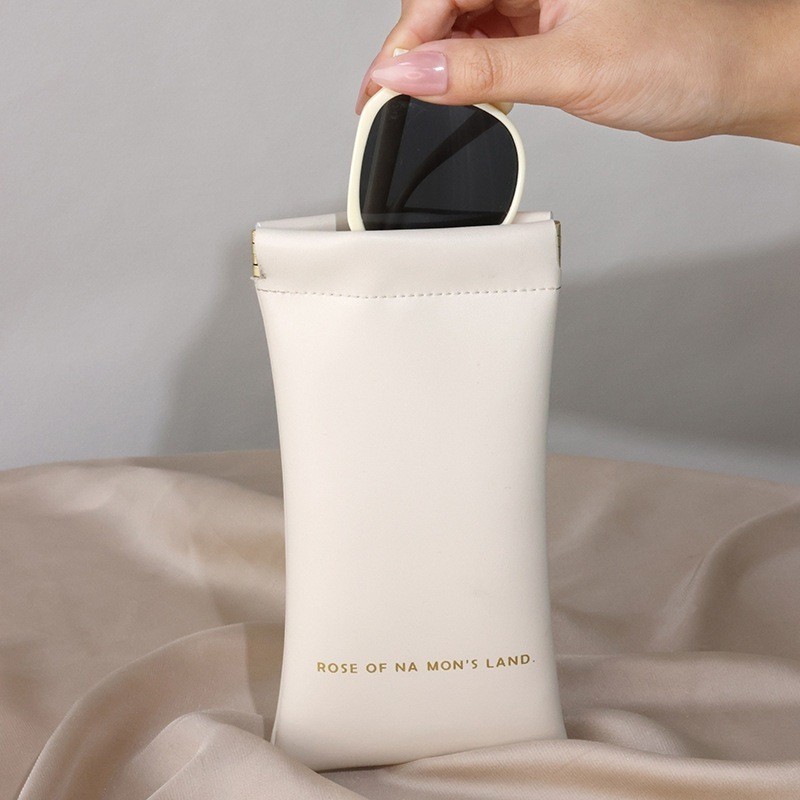 Estojo de Óculos 1 Unidade com Spray e Pano ou 2 Unidades Impermeável Fechamento Automático Frete Grátis