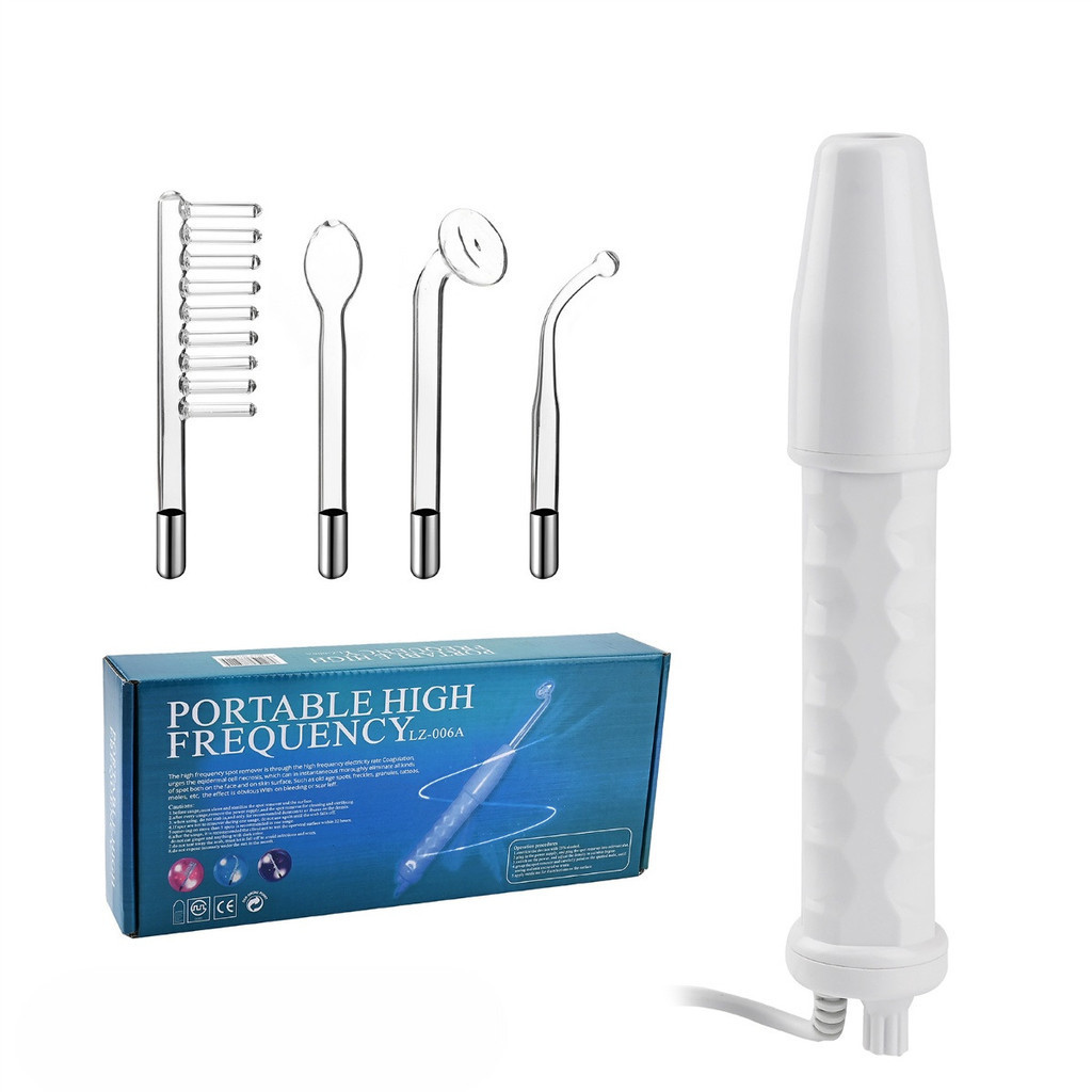 Aparelho Portátil de Alta Frequência 4 Eletrodos – Estética Facial e Capilar jehnny