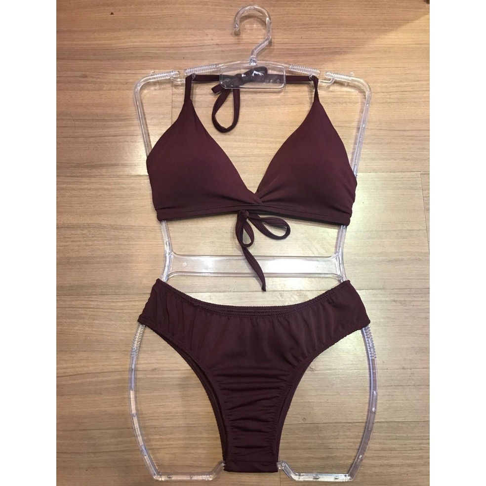 Biquini Aviador Asa Delta Com Bojo Moda Praia Moda Verão