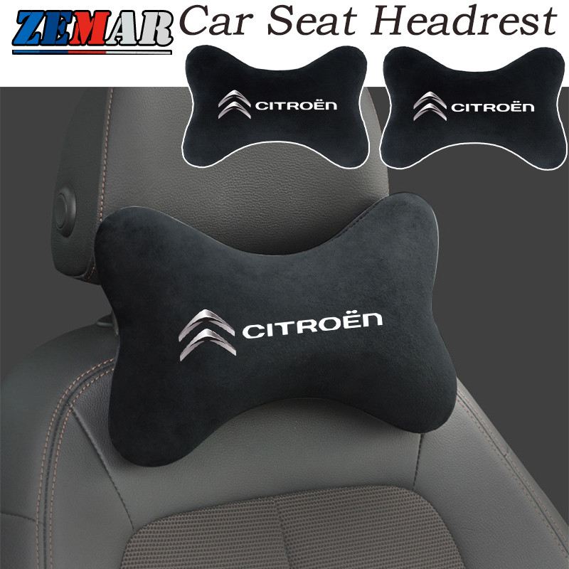 1/2 Pcs Citroen Assento De Carro Encosto De Cabeça Travesseiro De Pescoço Segurança Almofada De Universal Para C4 Pallas